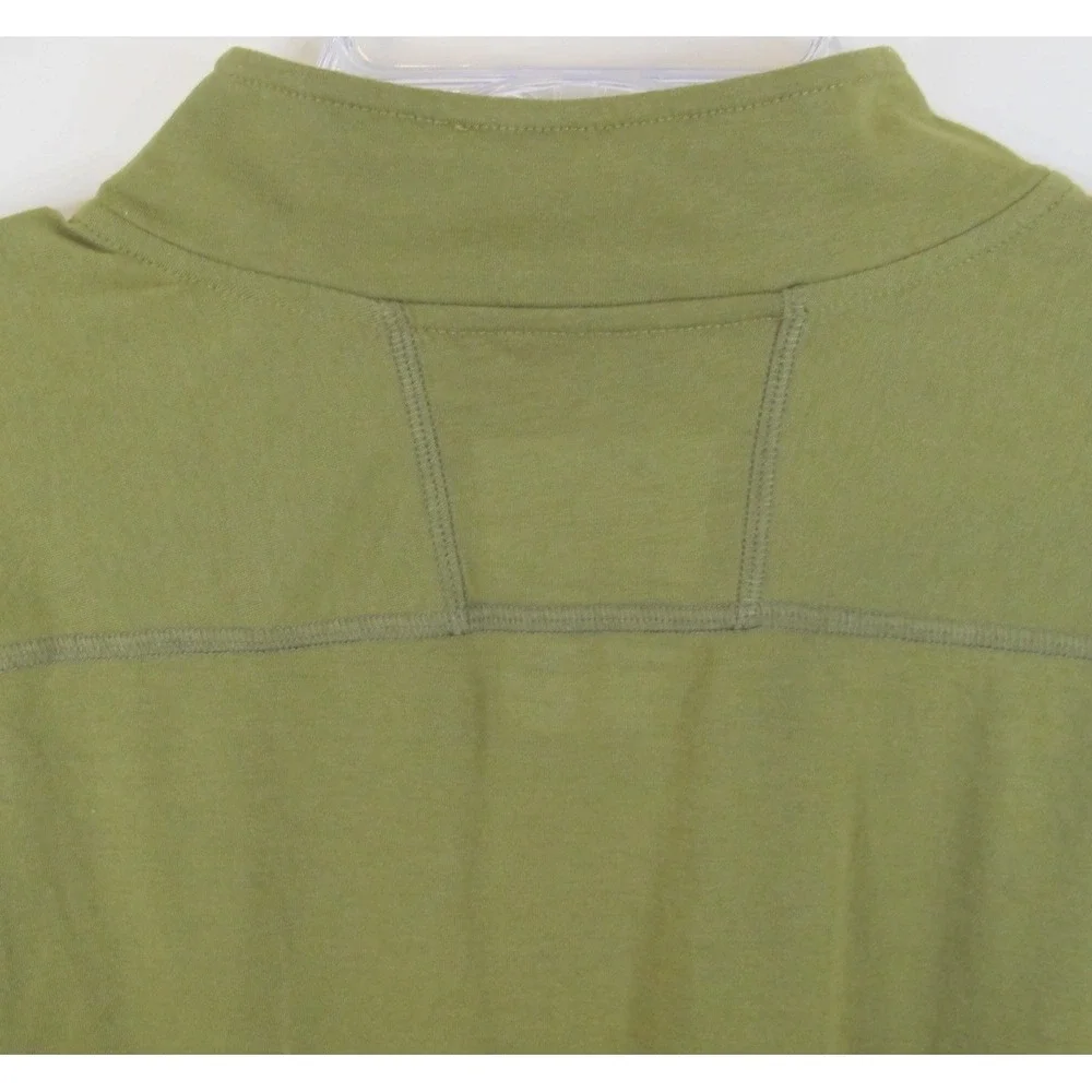 Cabela's Dri Release 1/4 Zip‎ Olive Green Long Sleeve Pullover Men's XL